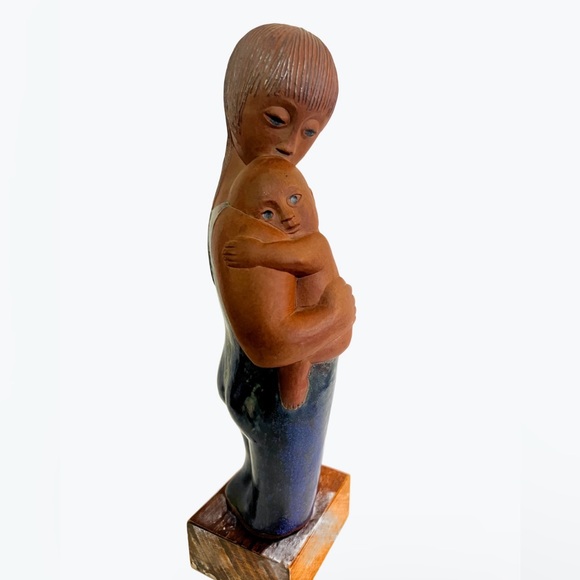 Noel Osteroff for Robert Maxwell Studio Mother and Child Statue - Picture 4 of 10